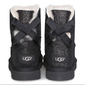Ugg mini bailey bow sparkle black